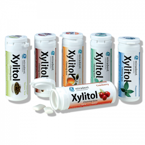 Miradent Xylitol Chewing Gum Range